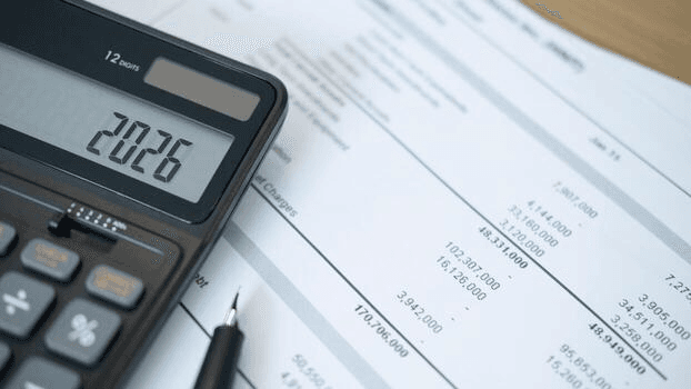 Accountant preparing financial statements